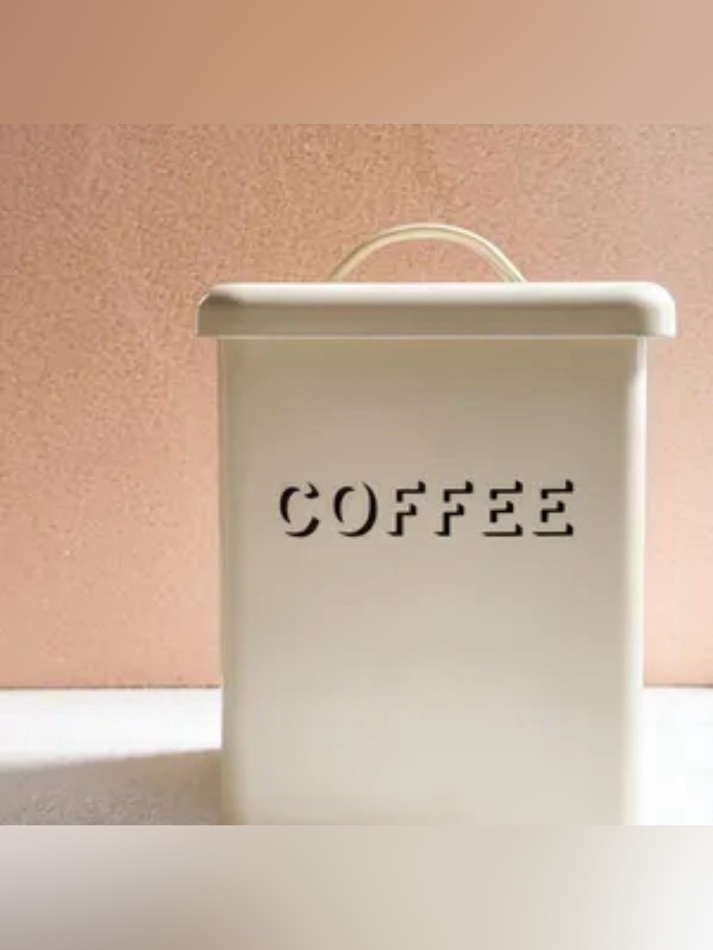 Vintage Coffee Canister with Lid